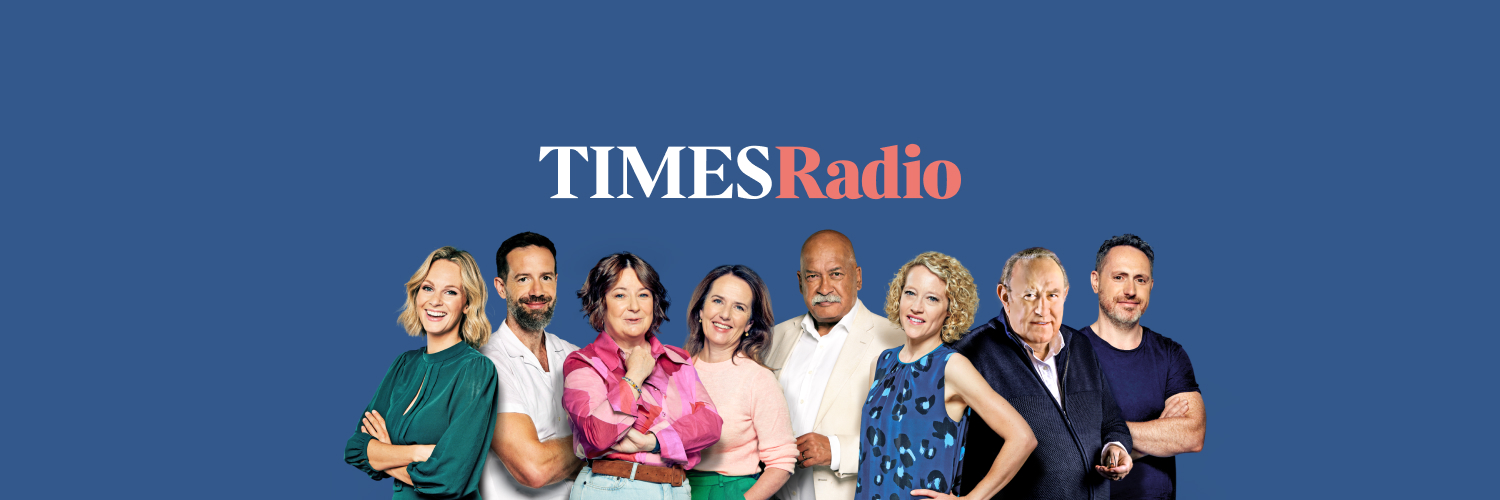 Times Radio's banner