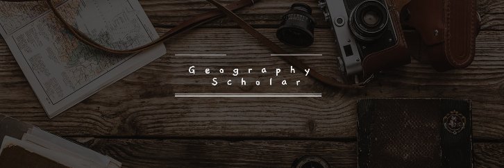 Geography Scholar's banner