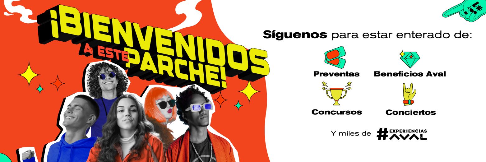 Experiencias Aval's banner