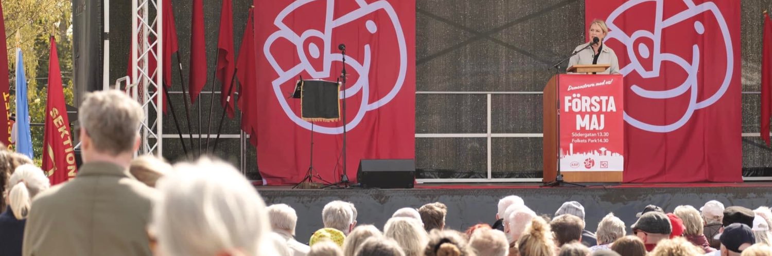 Lena Hallengren's banner