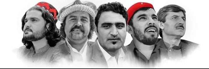 Azizullah pashteen's banner