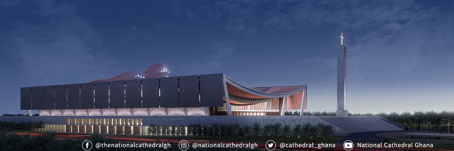 The National Cathedral Ghana's banner