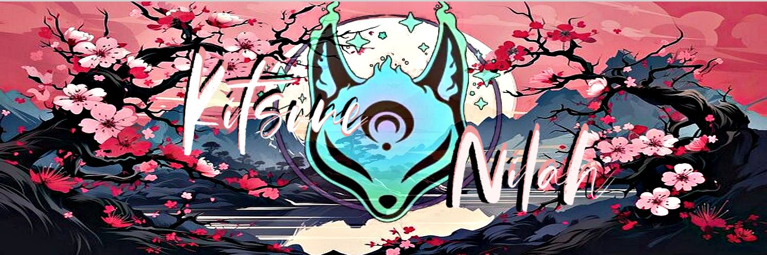 Kitsune Nilah 🦊🌸狐ニーラ🌸🦊's banner