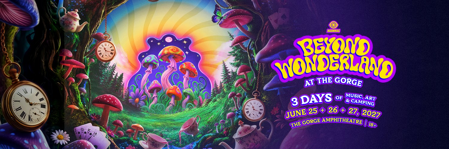 Beyond Wonderland at The Gorge's banner