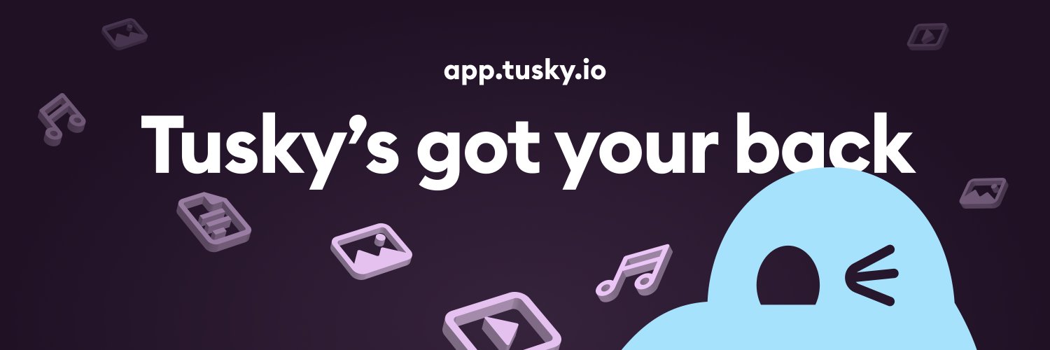 Tusky's banner