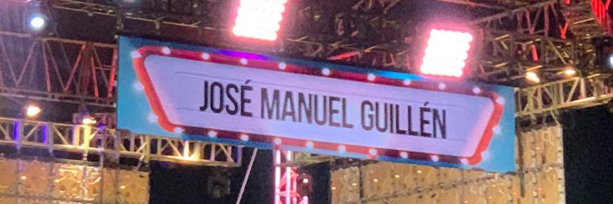 José Manuel Guillén's banner