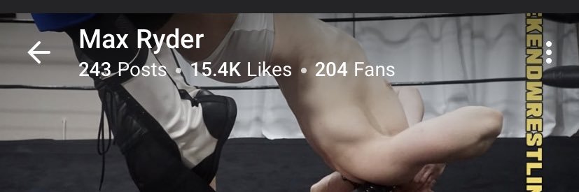 Max Ryder's banner