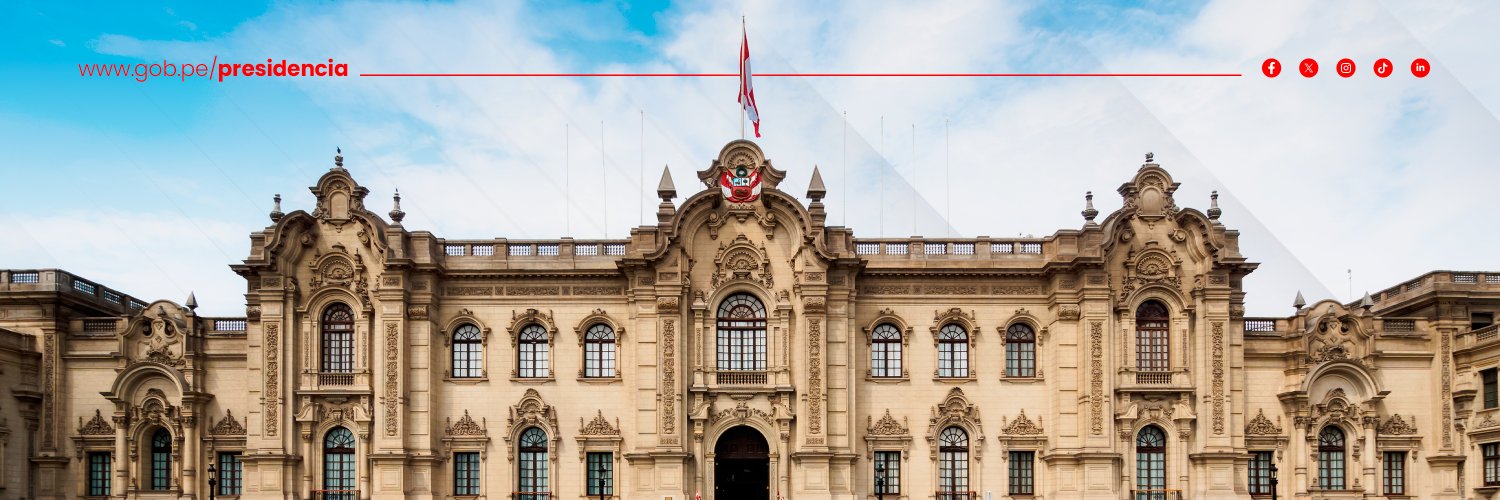 Presidencia del Perú 🇵🇪's banner