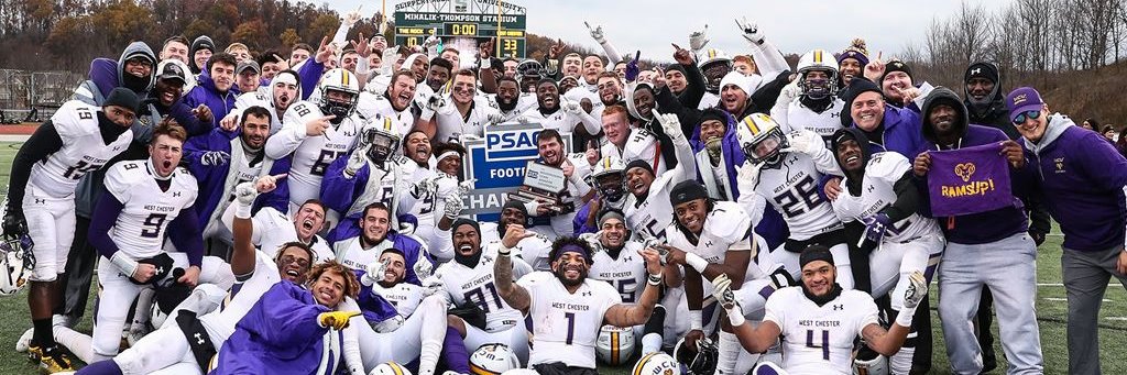West Chester Golden Rams Football's banner