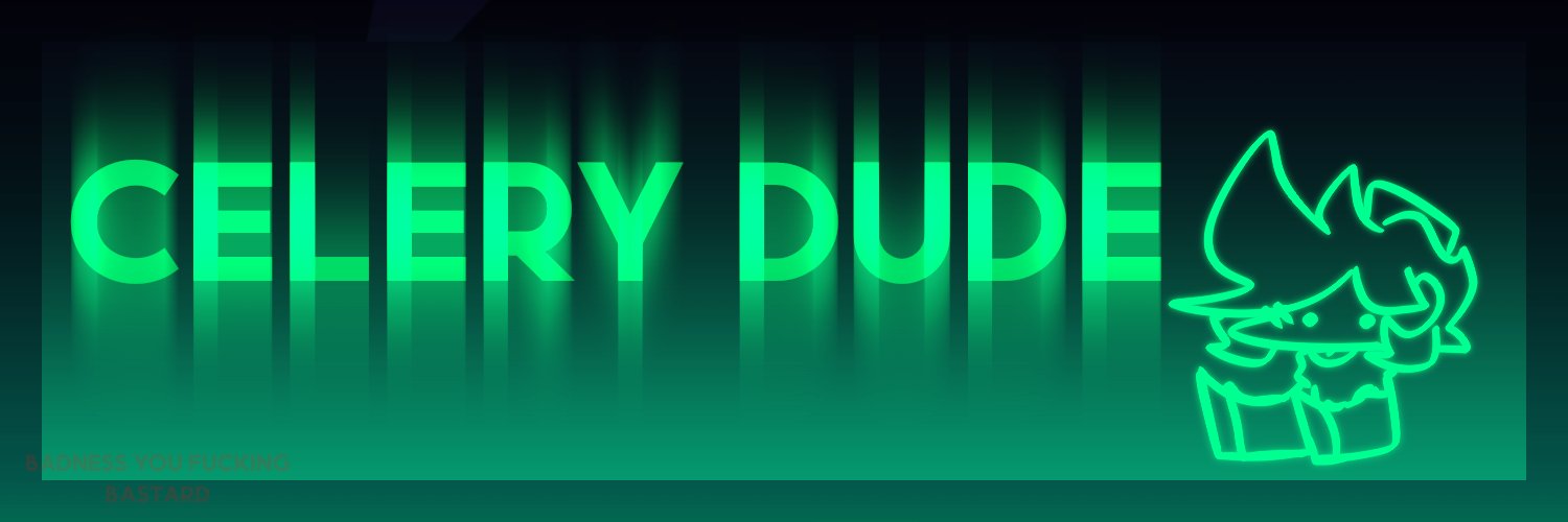 ︳celery dude™'s banner