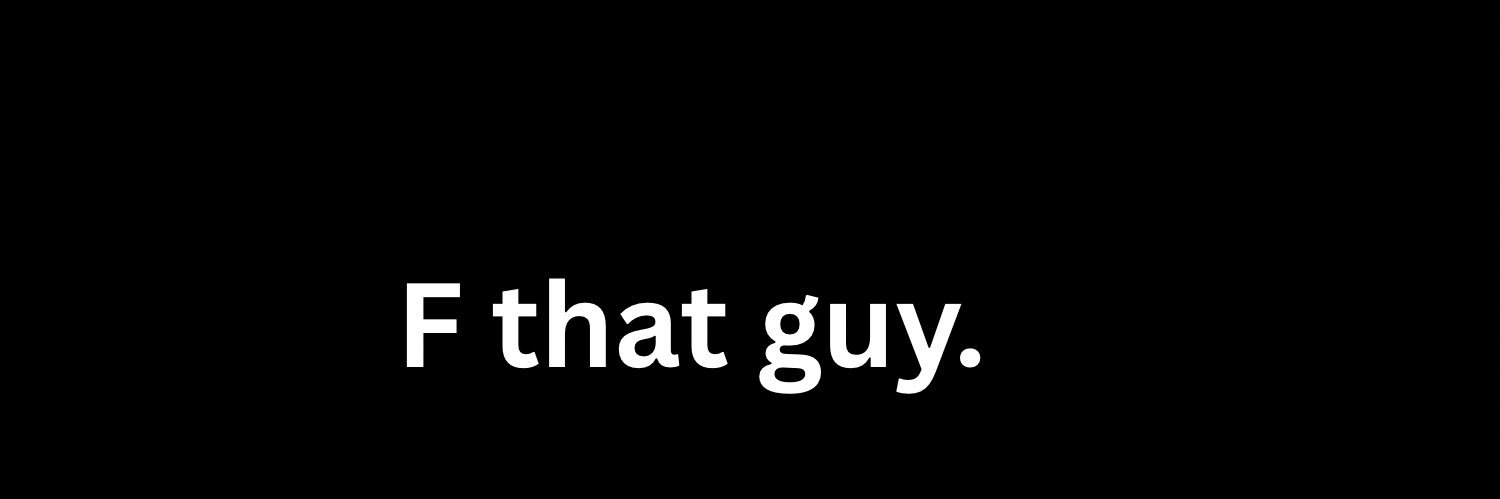 That Guy Sucked's banner