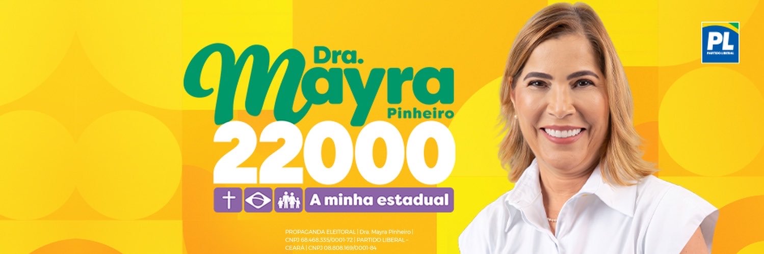 Dra Mayra Pinheiro's banner