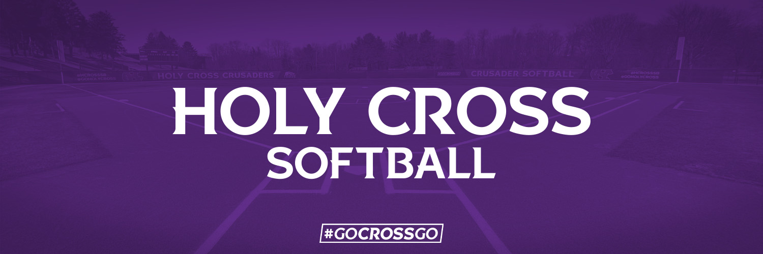 Holy Cross Softball's banner