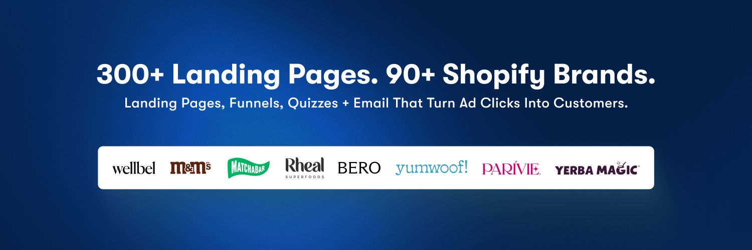 Alex Momeni | Shopify Landing Pages's banner