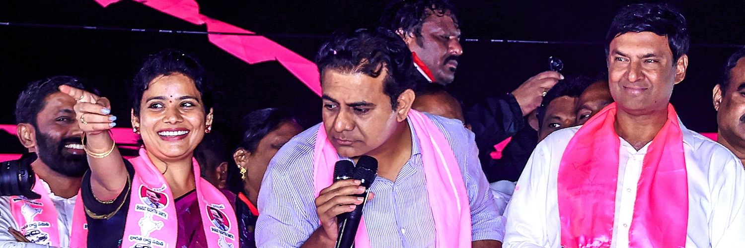 Shanti Srinivas Reddy BRS's banner
