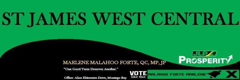 St James West Central JLP's banner