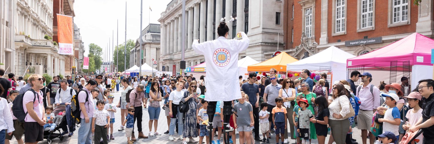 Great Exhibition Road Festival's banner