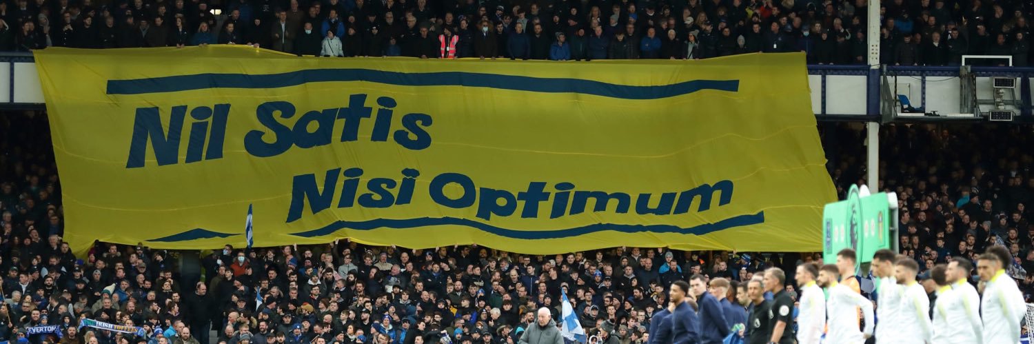 Blues of Goodison's banner
