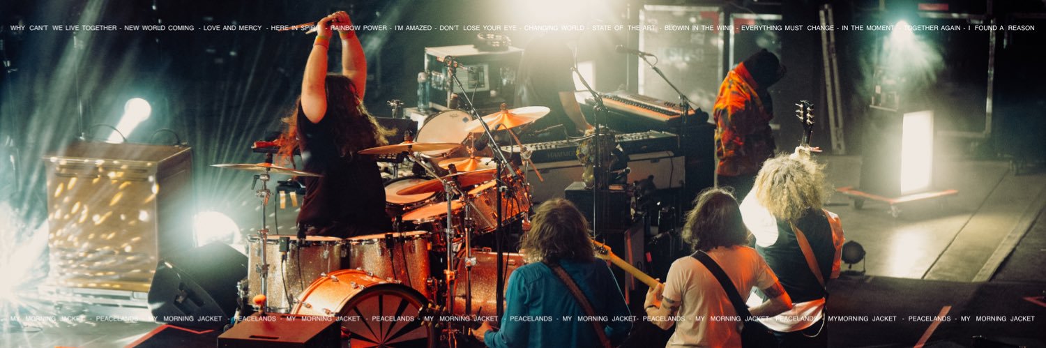 my morning jacket's banner