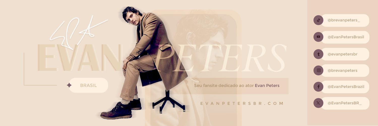 Evan Peters Brasil • Fansite's banner