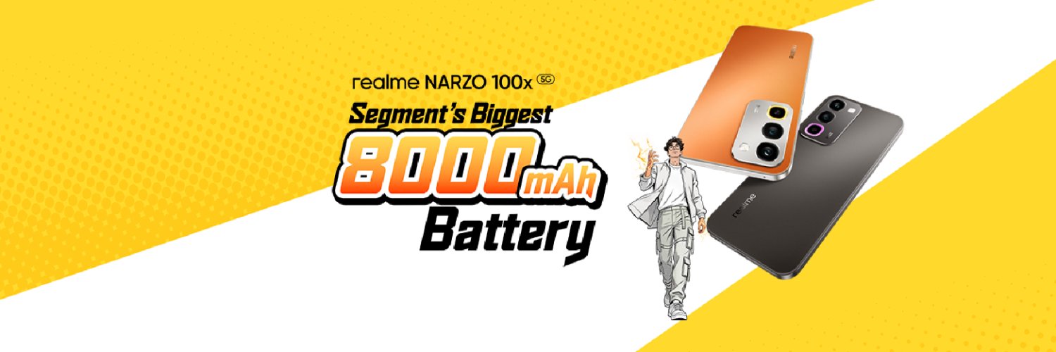 realme narzo India's banner