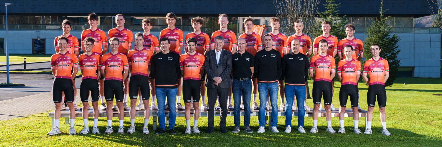 Euskaltel Euskadi Team's banner