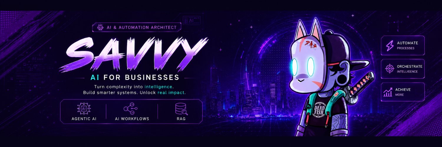 Savvy | Ai & Automation's banner