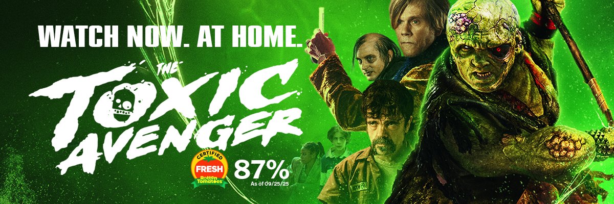 The Toxic Avenger Movie's banner