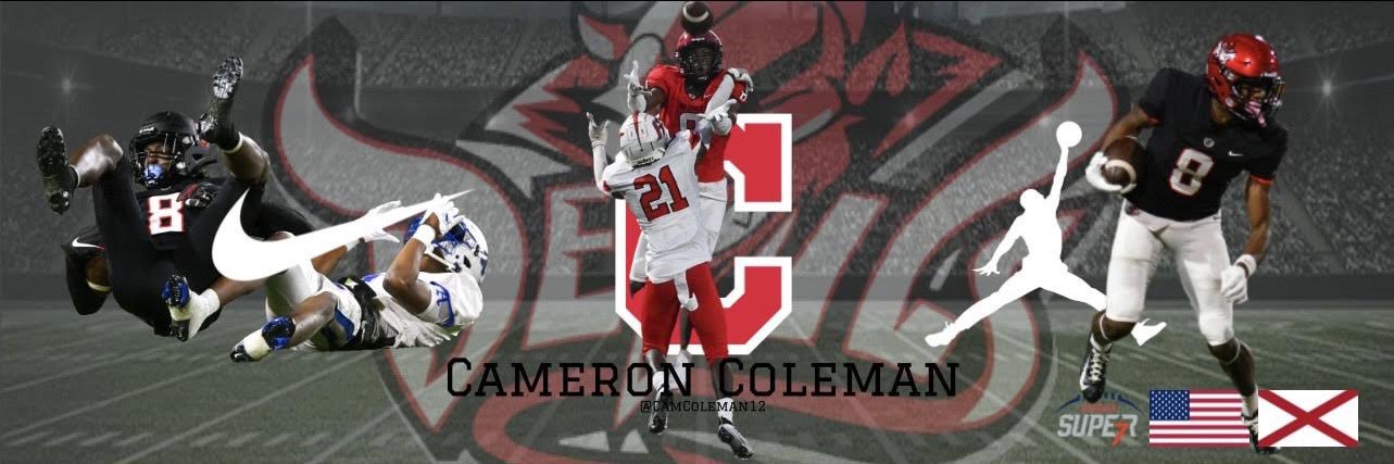 Cameron Coleman's banner