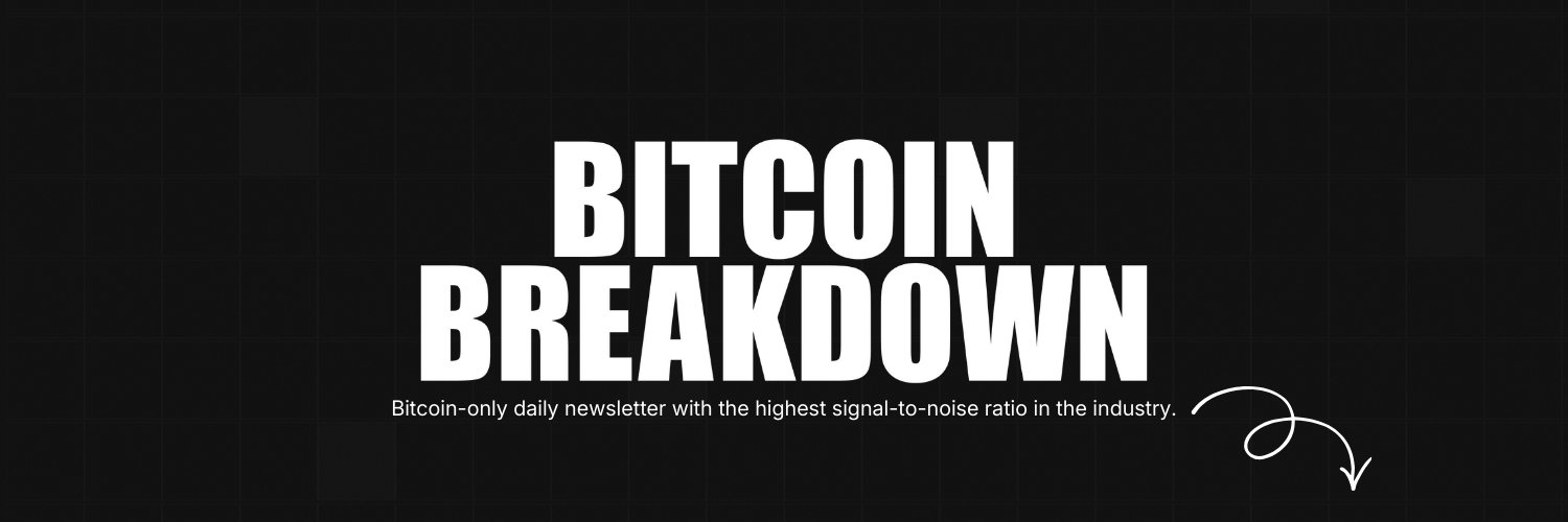 Bitcoin Breakdown ⚡'s banner