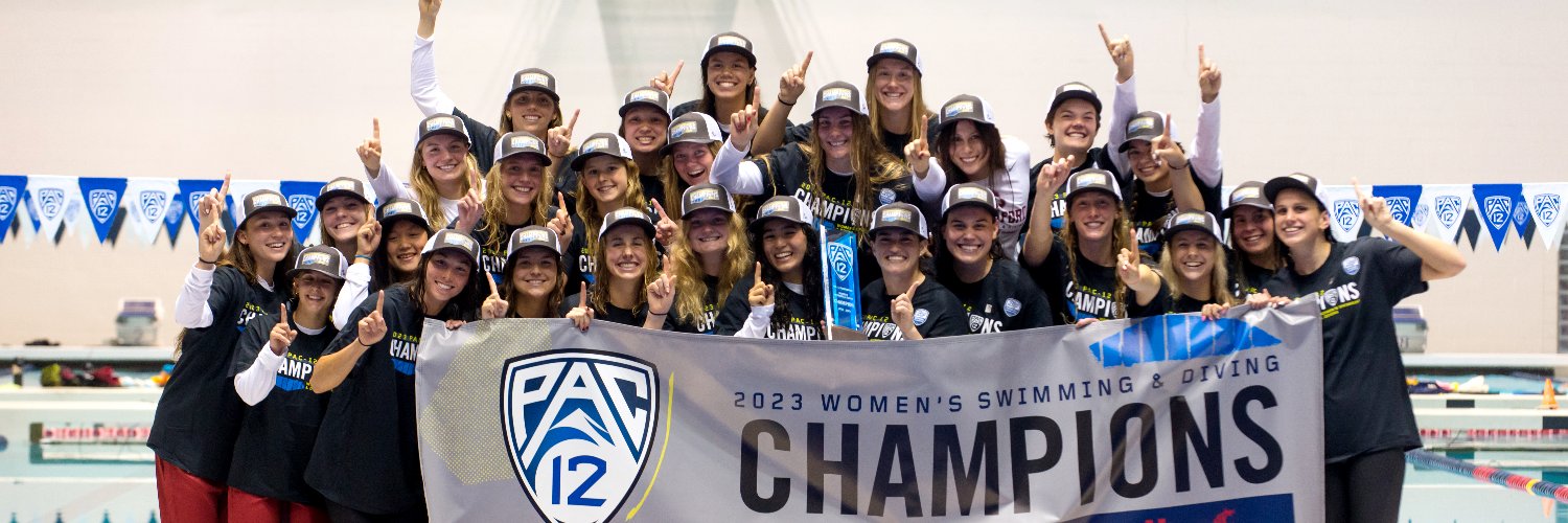 Stanford Women's Swim/Dive's banner