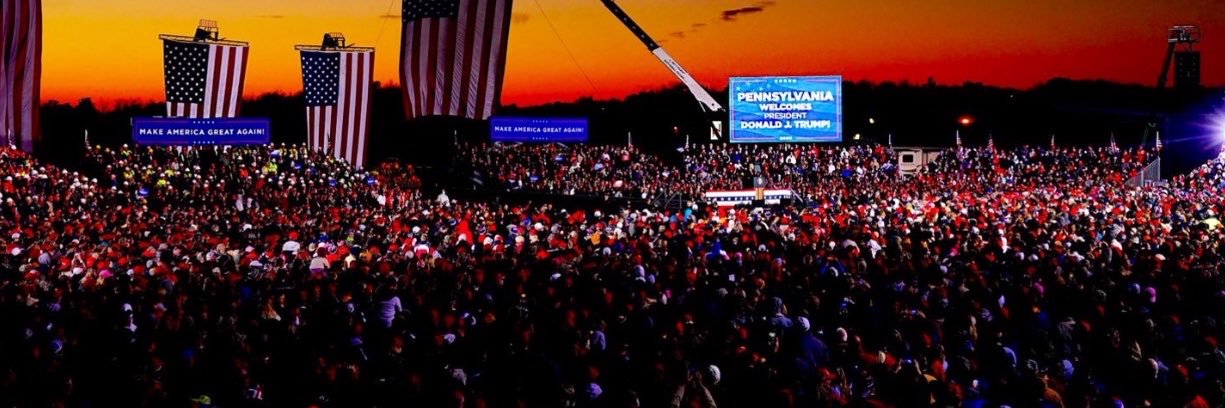Barron Trump's banner