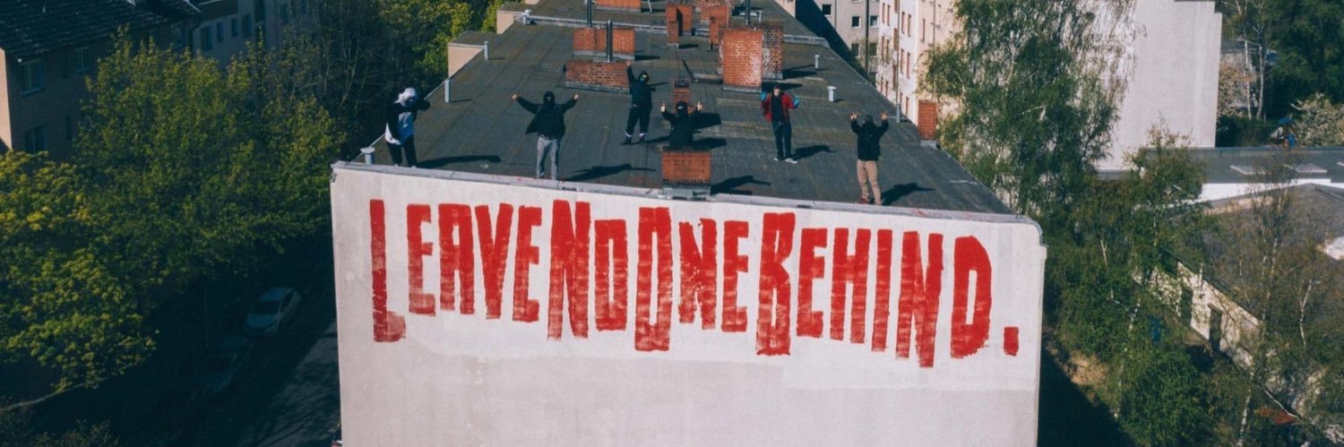 #LeaveNoOneBehind's banner