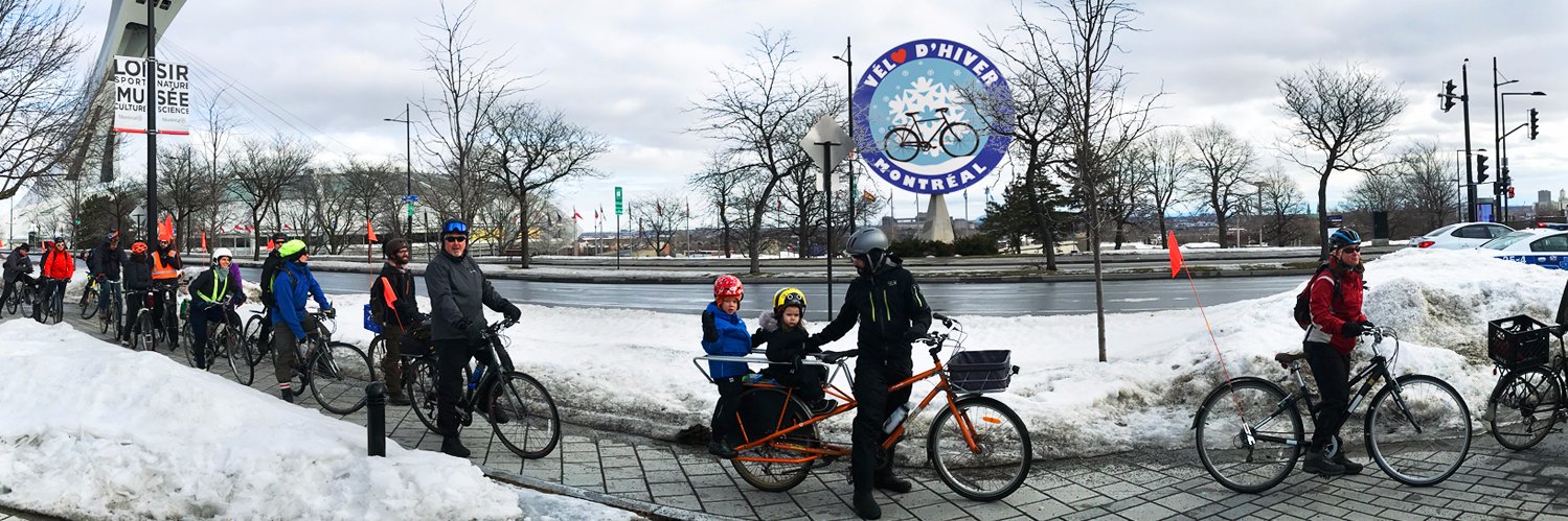 Vélo d’hiver - Montréal's banner