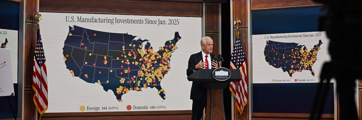 Peter Navarro's banner