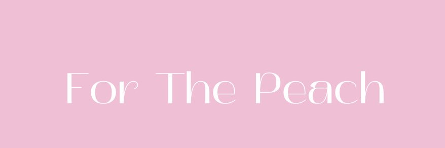 For The Peach's banner
