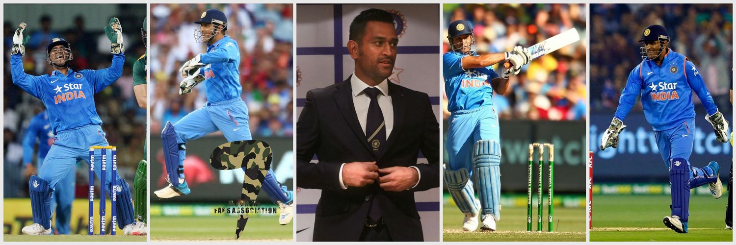 TEAM MS DHONI #Dhoni's banner
