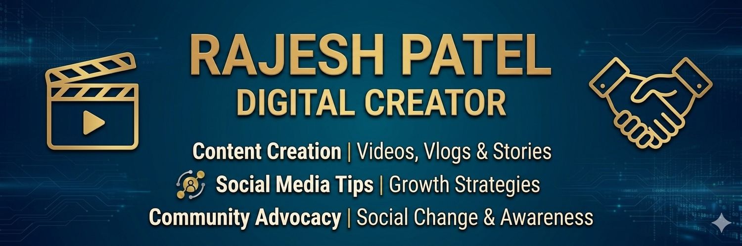 Rajesh Patel's banner