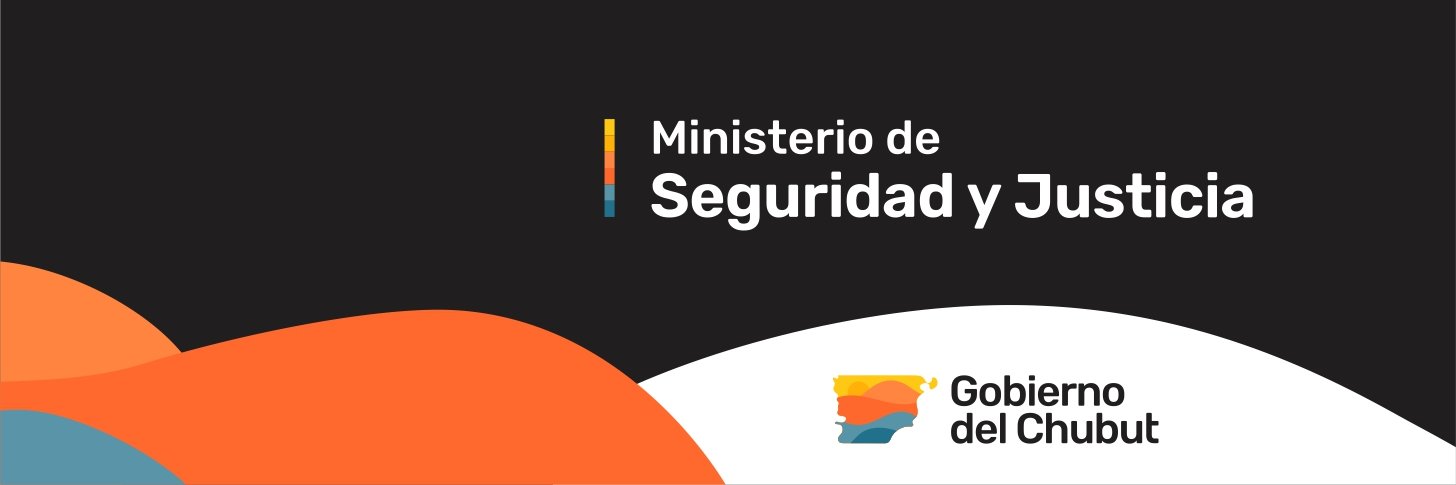 Ministerio de Seguridad y Justicia Chubut's banner