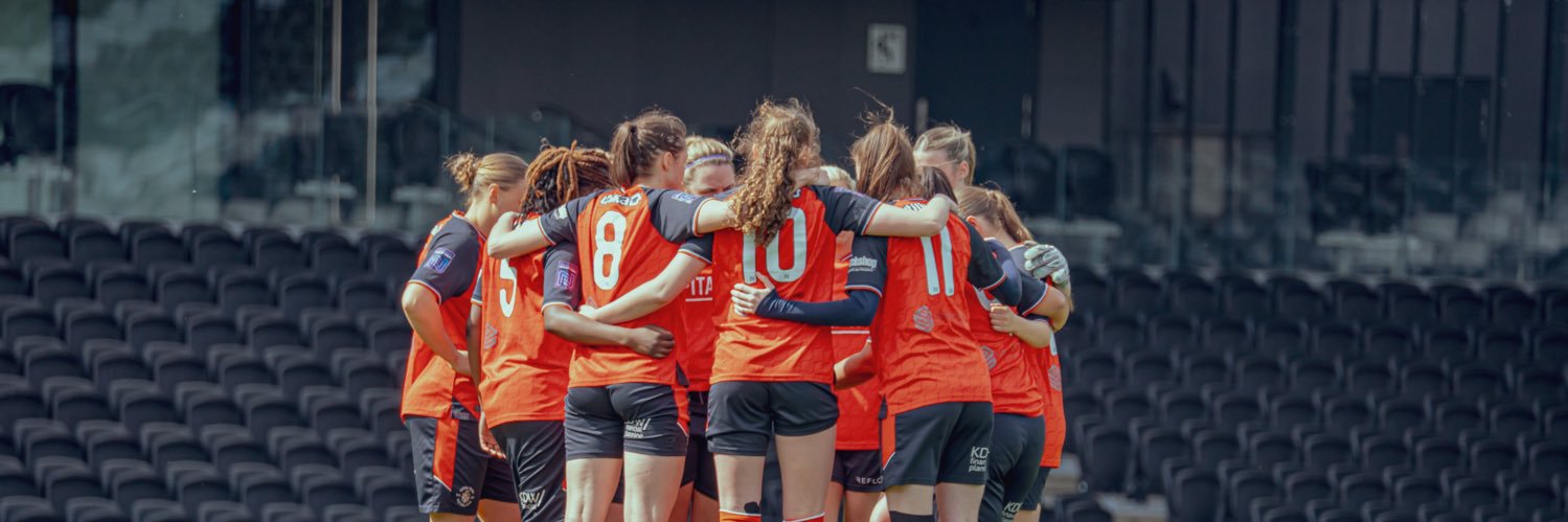 Luton Town Ladies Football Club's banner