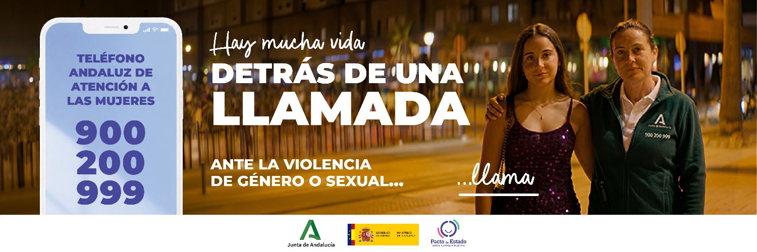 Instituto Andaluz de la Mujer's banner