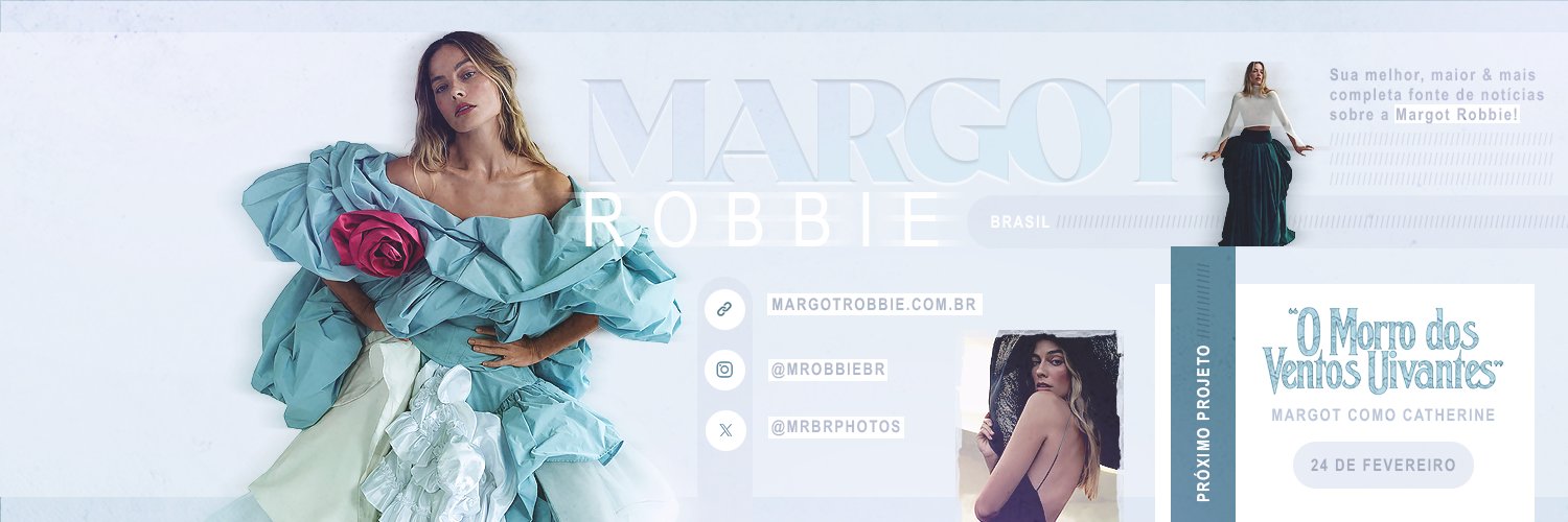 Margot Robbie Brasil · Fã-clube's banner