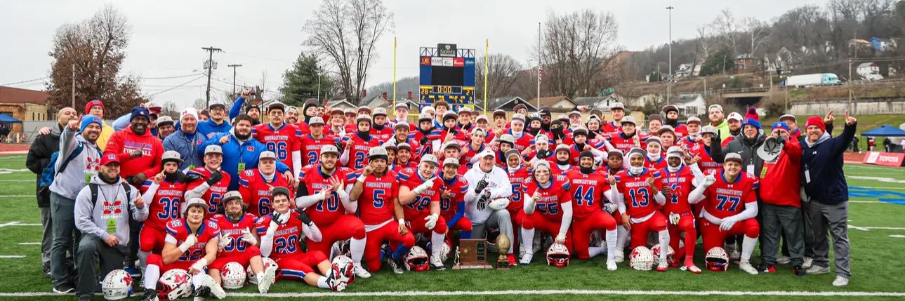 Morgantown Mohigan Football's banner
