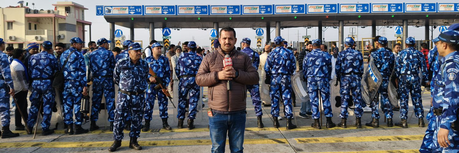 Raju Sharma journalist's banner