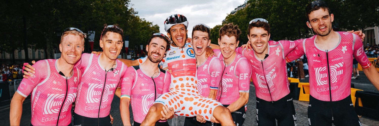 EF Pro Cycling's banner