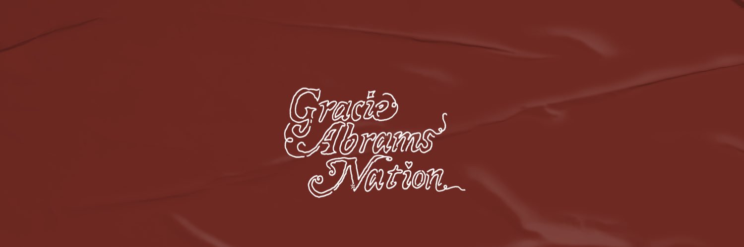 Gracie Abrams Nation's banner