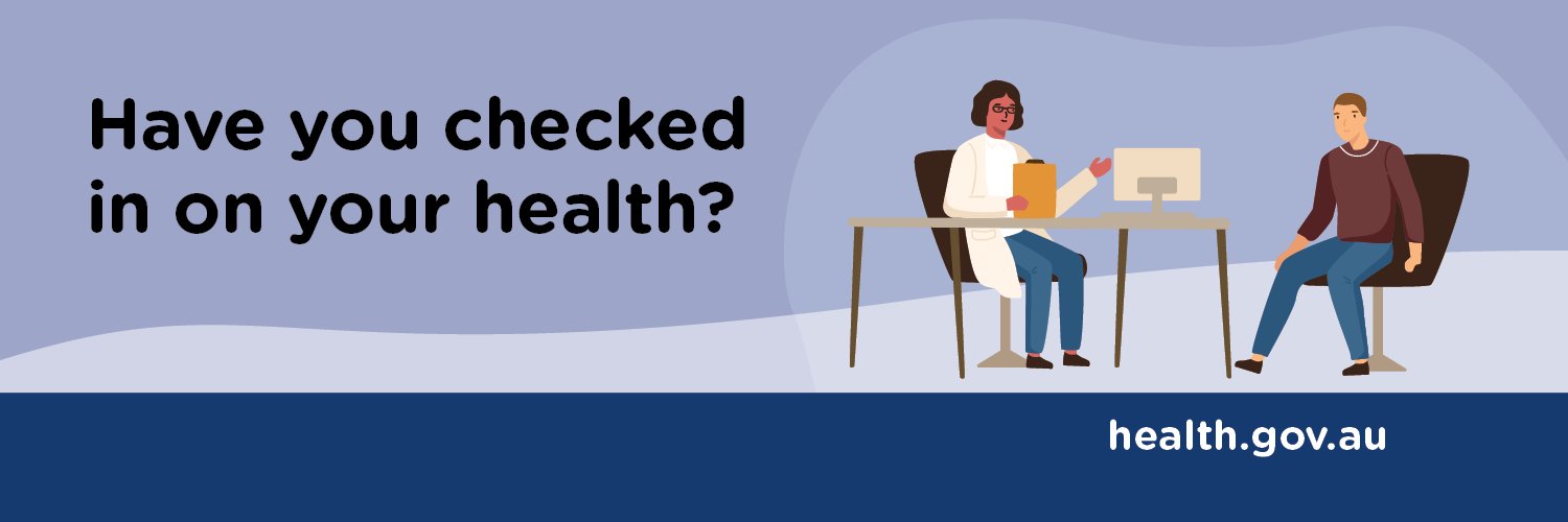 Australian Dept of Health, Disability and Ageing's banner