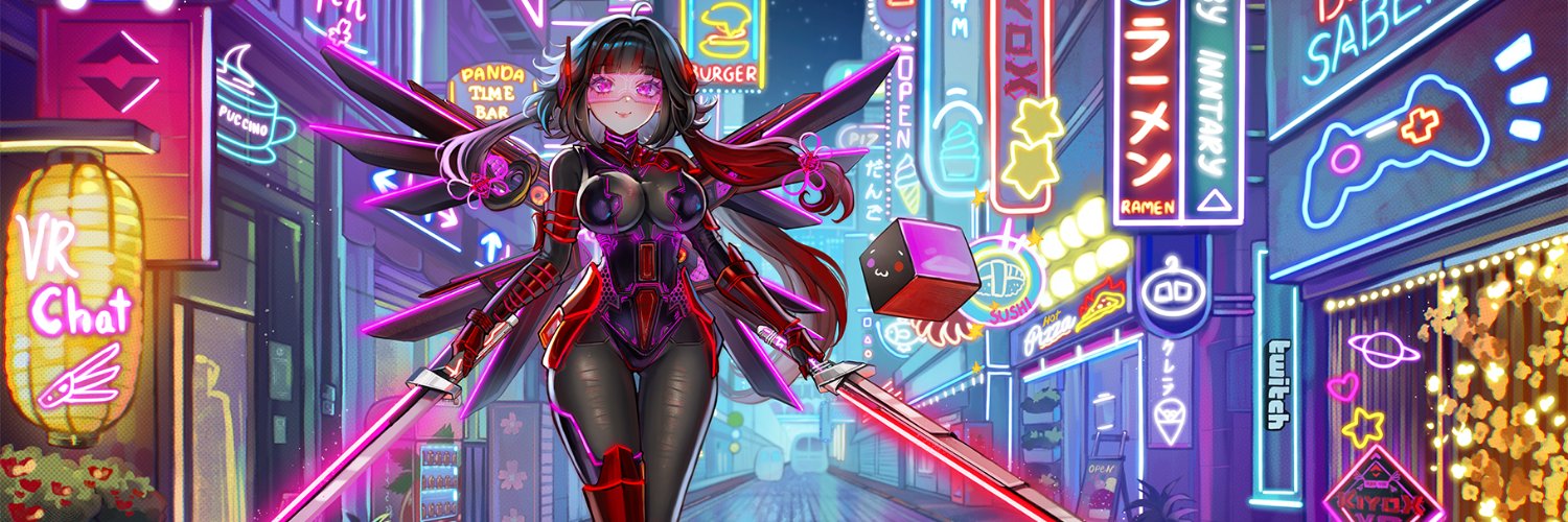 KiyoXVR🥽⚔️🪽Cyberpunk VR Vtuber | Visual ASMR's banner
