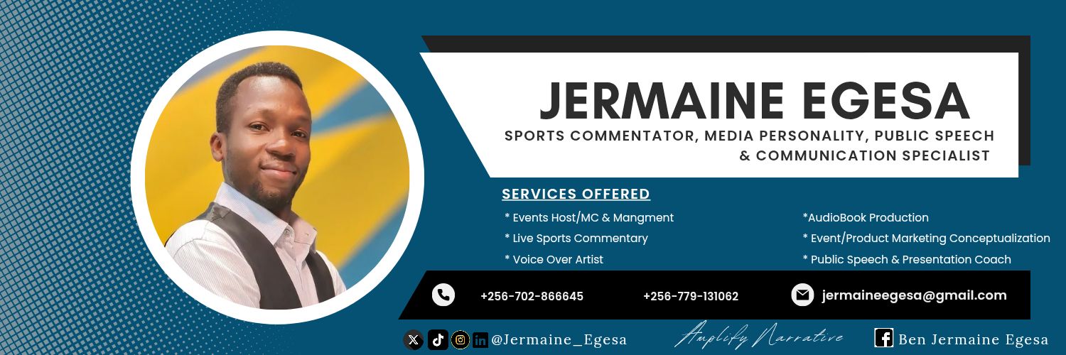 Jermaine Egesa's banner