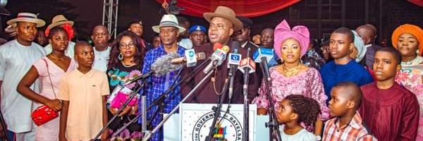 Governor Douye Diri's banner